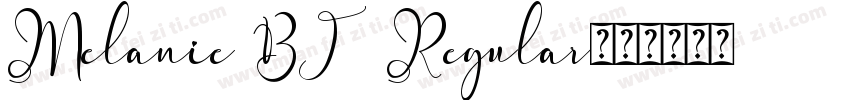 Melanie BT Regular字体转换